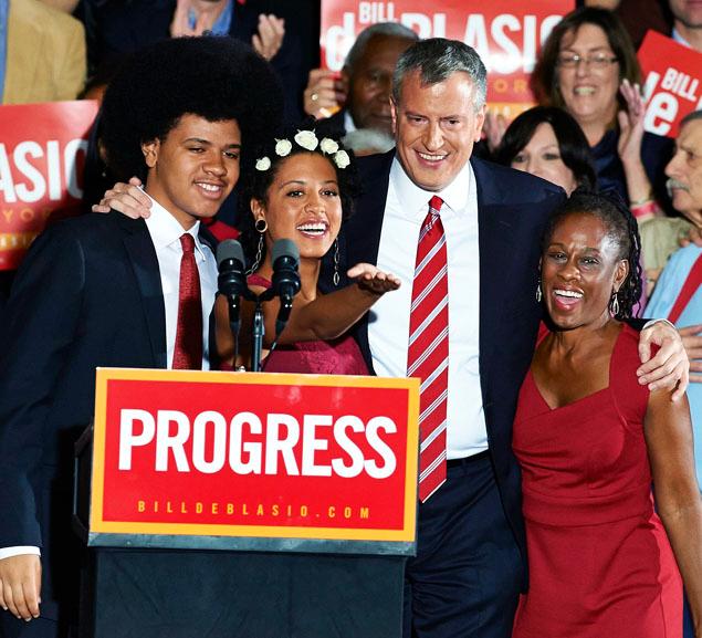 bill-de-blasio-celebrates-mayoral-victory