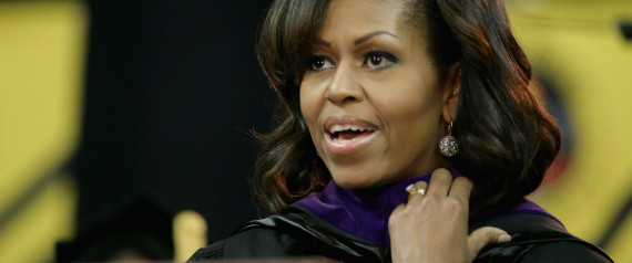Michelle Obama Gives Speech At Bowie State University Commencement